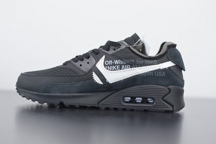 nike air max 90 off-white black aa7293-001