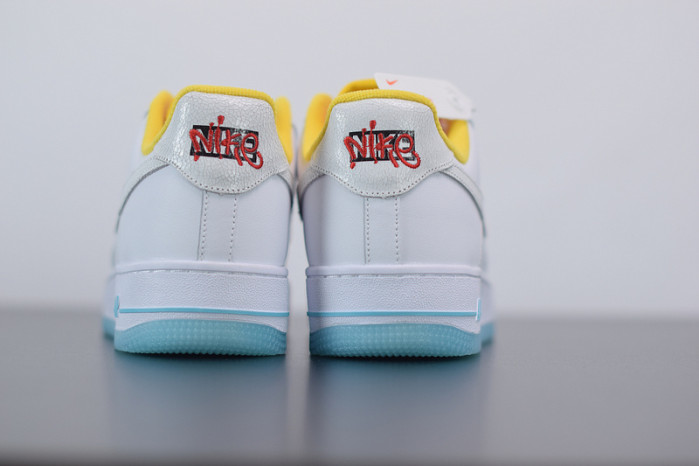 nike air force 1 low white yellow cz8132-100
