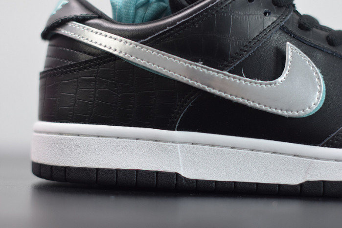 nike sb dunk low Di*m*nd s*pply co black Di*m*nd bv1310-001