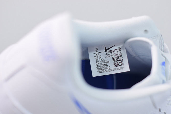 nike air force 1 low sketch white royal cw7581-100