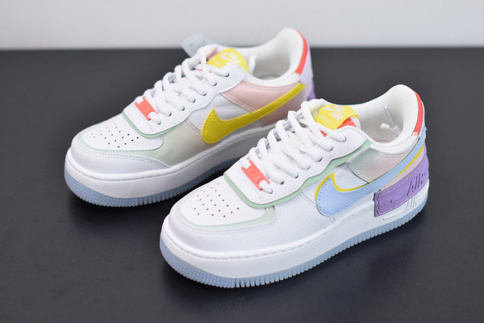 nike air force 1 shadow white hydrogen blue purple cw2630-141