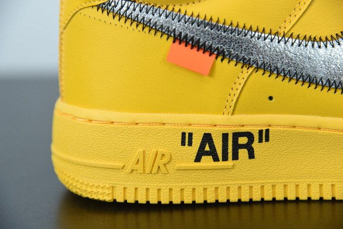off-white x nike air force 1 low “university gold” dd1876-700