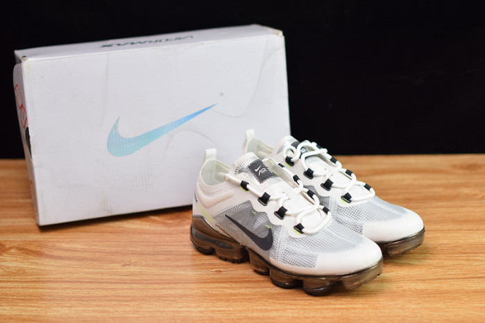nike air vapormax 2019 premium white platinum tint lime blast at6810-100