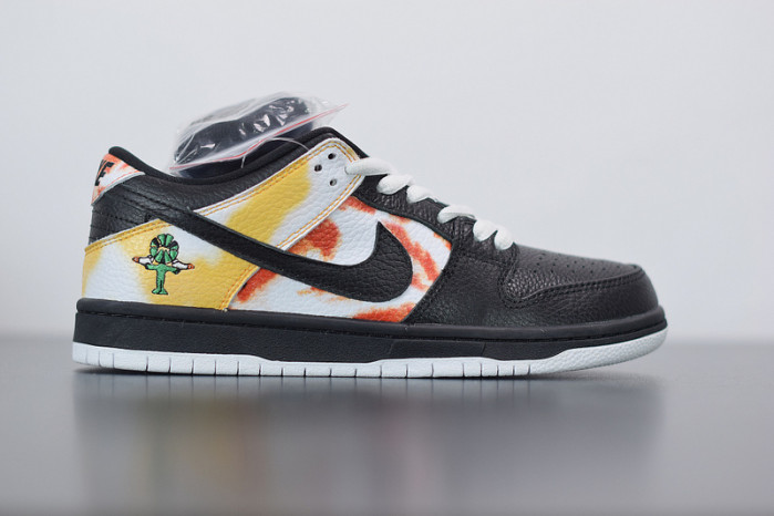 nike sb dunk low raygun tie-dye black bq6832-001