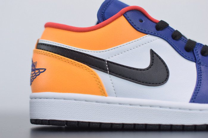 air jordan 1 low white navy yellow 553558-123