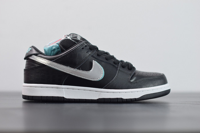nike sb dunk low Di*m*nd s*pply co black Di*m*nd bv1310-001