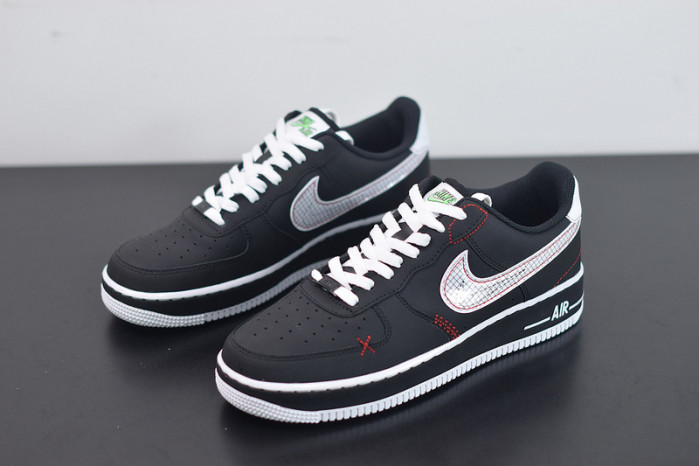 nike air force 1 low schematic black white bright crimson cu6646-001