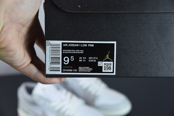 air jordan 1 low prm smoke grey elephant dh4269-100