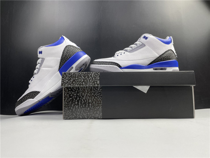 air jordan retro 3 racer blue ct8532-145