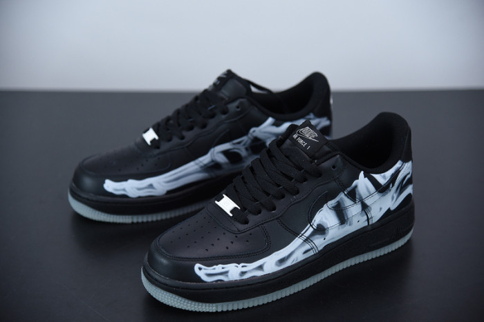 nike air force 1 low black skeleton bq7541-001