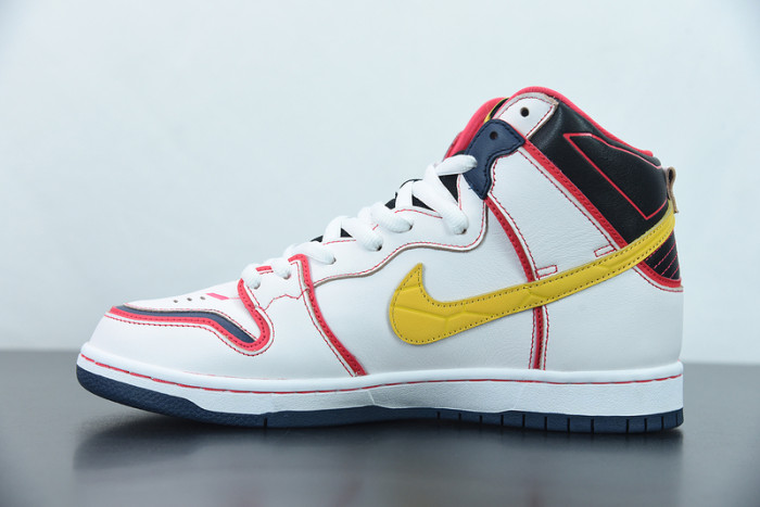 gundam x nike sb dunk high “unicorn” dh7717-100