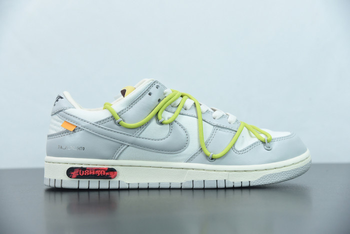 off-white x nike sb dunk low “08 of 50” ow dm1602-106