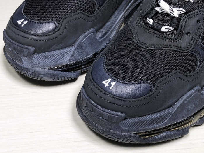 balcia triple s clear sole double black 541624 w09o1 1000