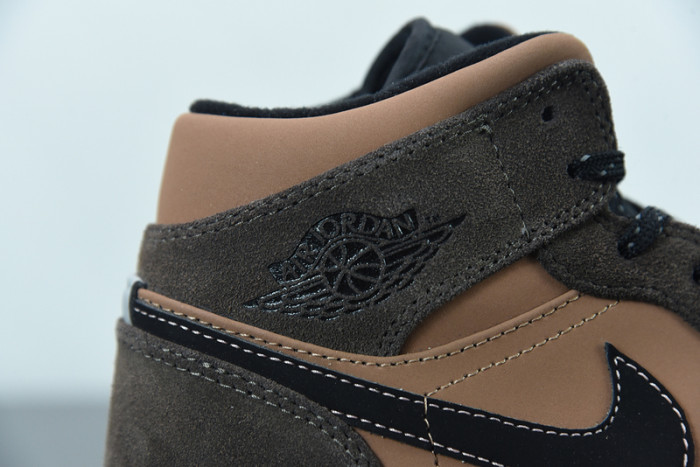 air jordan 1 mid se dark chocolate dc7294-200