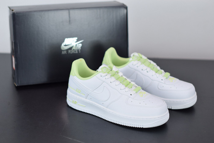 nike air force 1 low double air low white barely volt cj1379-101