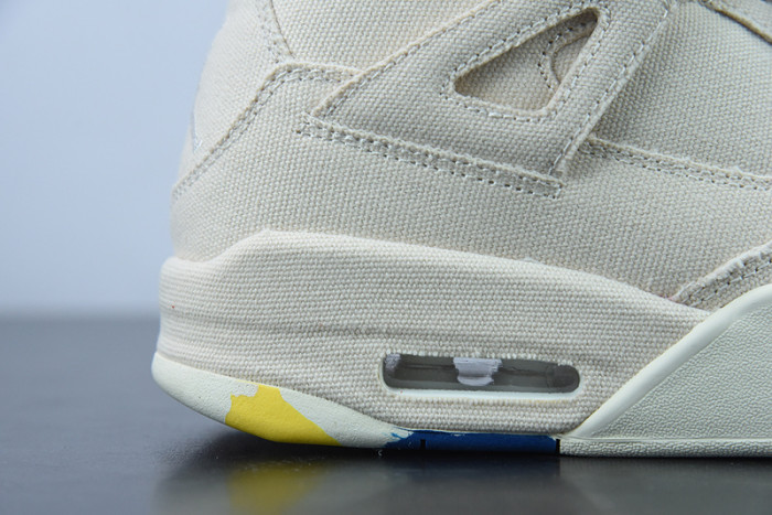 air jordan 4 retro blank canvas dq4909-100
