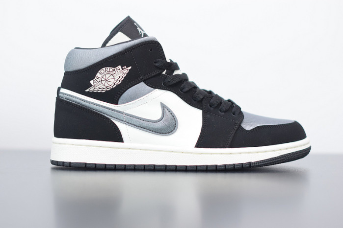 air jordan 1 mid satin grey toe 852542-011