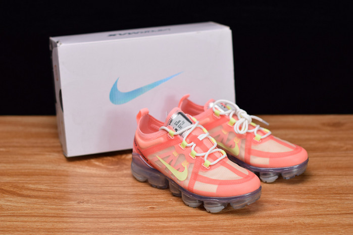 nike air vapormax 2019 pink tint barely volt ar6632-602
