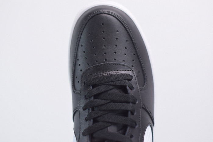 nike air force 1 black cut-out swoosh cz7377-100
