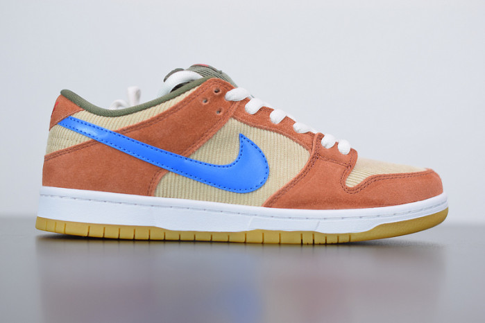 nike sb dunk low corduroy dusty peach bq6817-201