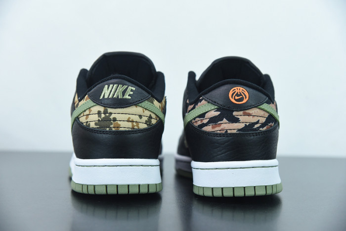 nike dunk low “black multi camo” dh0957-001