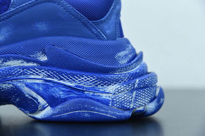 balcia triple s sneaker faded blue