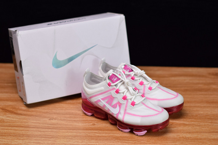 nike air vapormax 2019 summit white pink rise ar6632-105