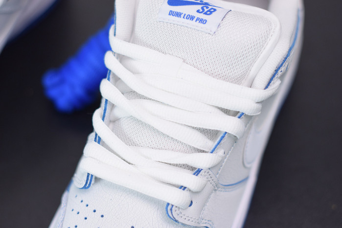 nike sb dunk low premium white game royal cj6884-100