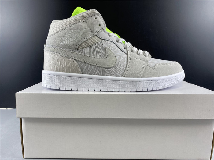 air jordan 1 mid vast grey ghost green cv3018-001