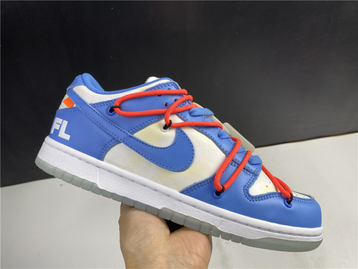 nike sb dunk low off-white blue ct0856-403