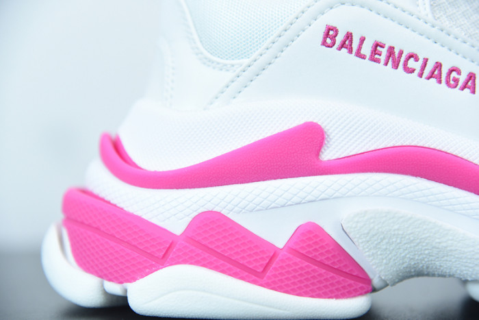 balcia triple s sneaker fluo pink white