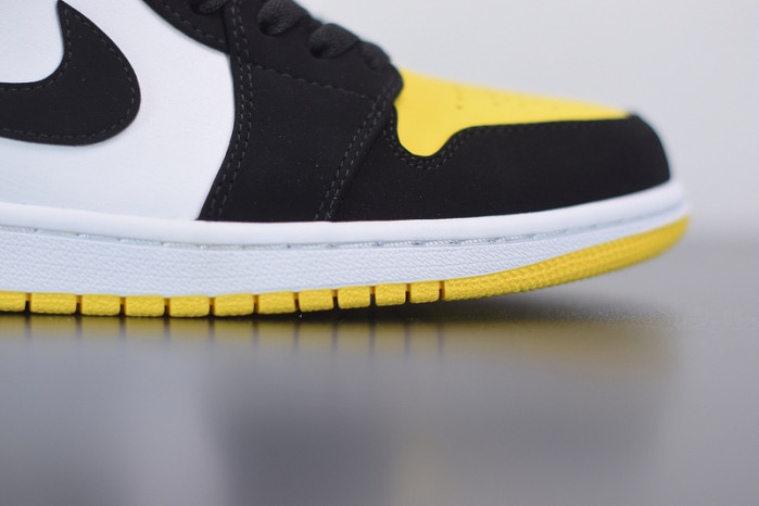 air jordan 1 mid yellow toe black 852542-071
