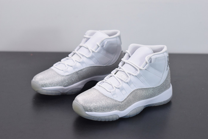 air jordan 11 retro white metallic silver ar0715-100