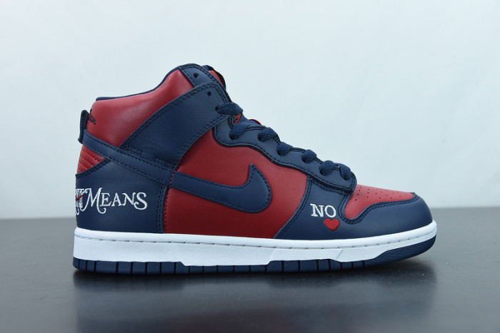 nike sb dunk high S*p*e by any means navy dn3741-600