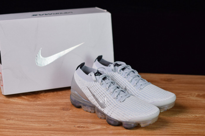 nike air vapormax flyknit 3 white reflect silver aj6900-101