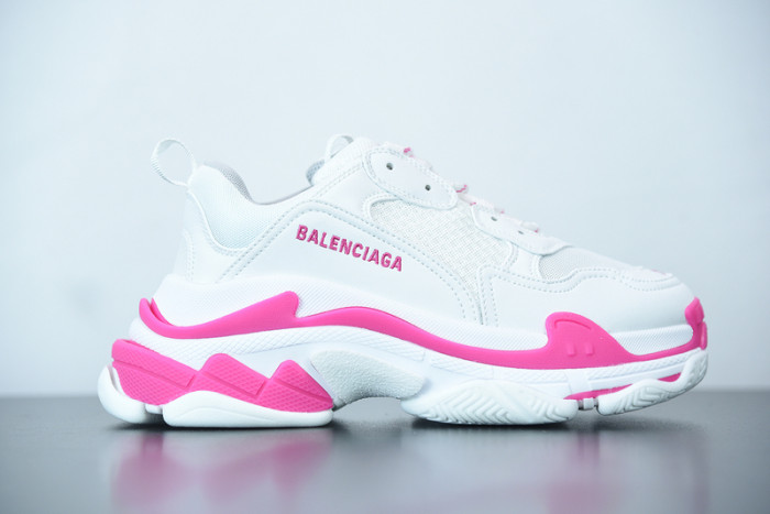 balcia triple s sneaker fluo pink white