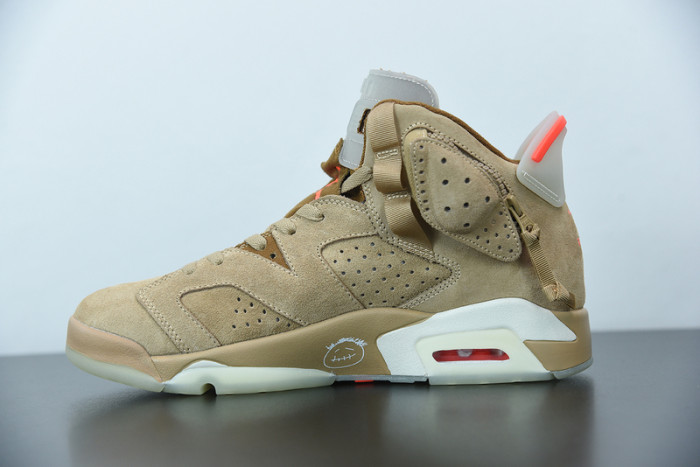 air jordan 6 x travis scott british khaki