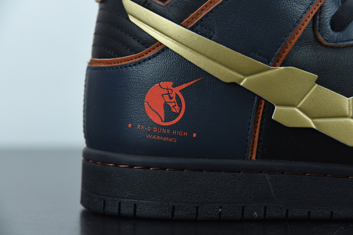 gundam x nike sb dunk high “banshee” dh7717-400