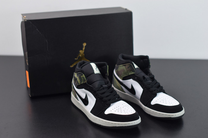 air jordan 1 mid camo cw5490-001