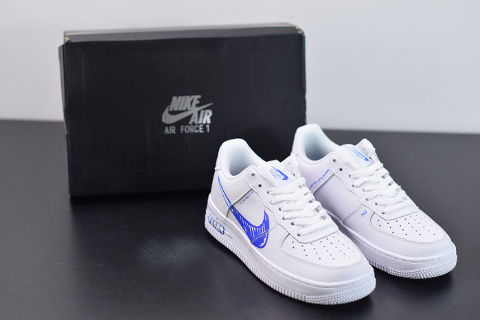 nike air force 1 low sketch white royal cw7581-100