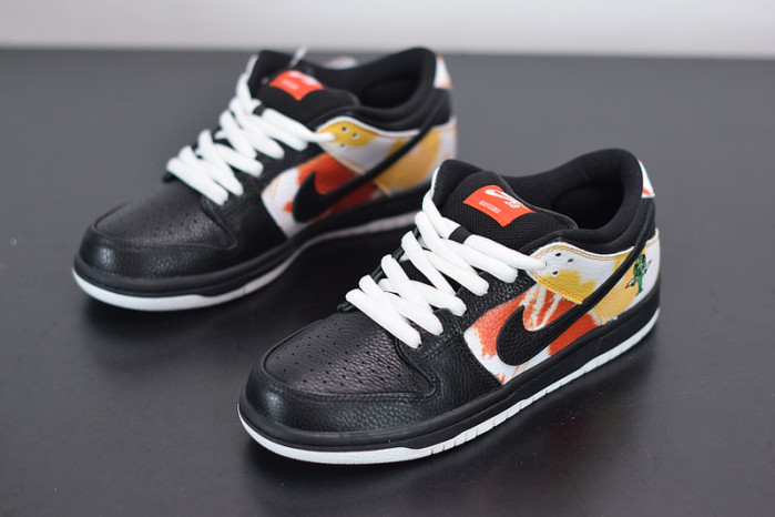 nike sb dunk low raygun tie-dye black bq6832-001