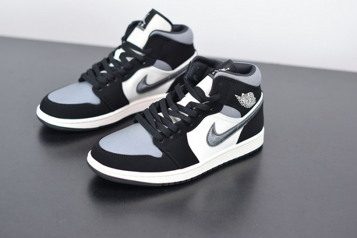 air jordan 1 mid satin grey toe 852542-011