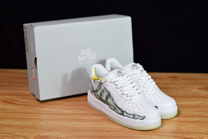 nike air force 1 low skeleton halloween bq7541-100
