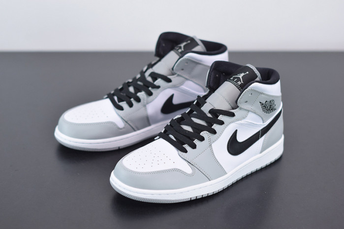 air jordan 1 mid light smoke grey 554724-092