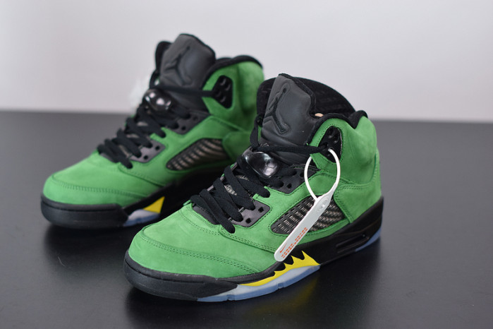 air jordan 5 oregon green ck6631-307