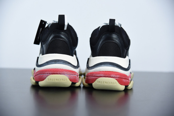 balcia triple s diy black red white 533882 w09o1 1000