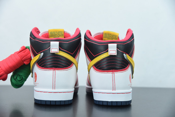 gundam x nike sb dunk high “unicorn” dh7717-100