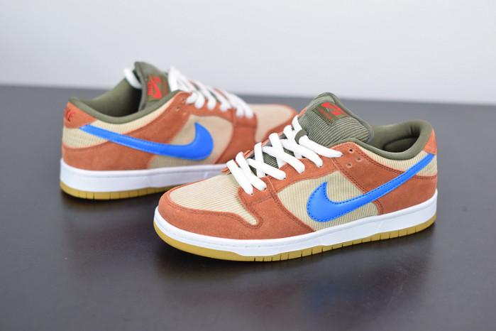 nike sb dunk low corduroy dusty peach bq6817-201