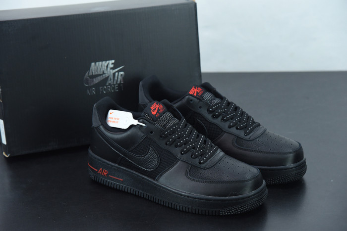 nike air force 1 low black red do6389-001