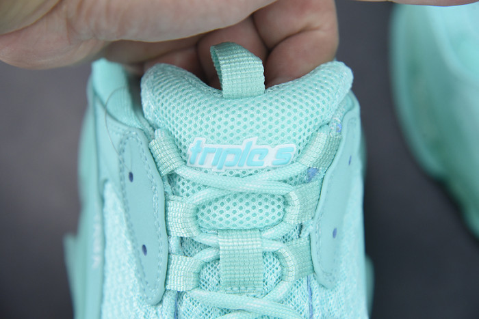 balcia triple s sneaker clear sole green